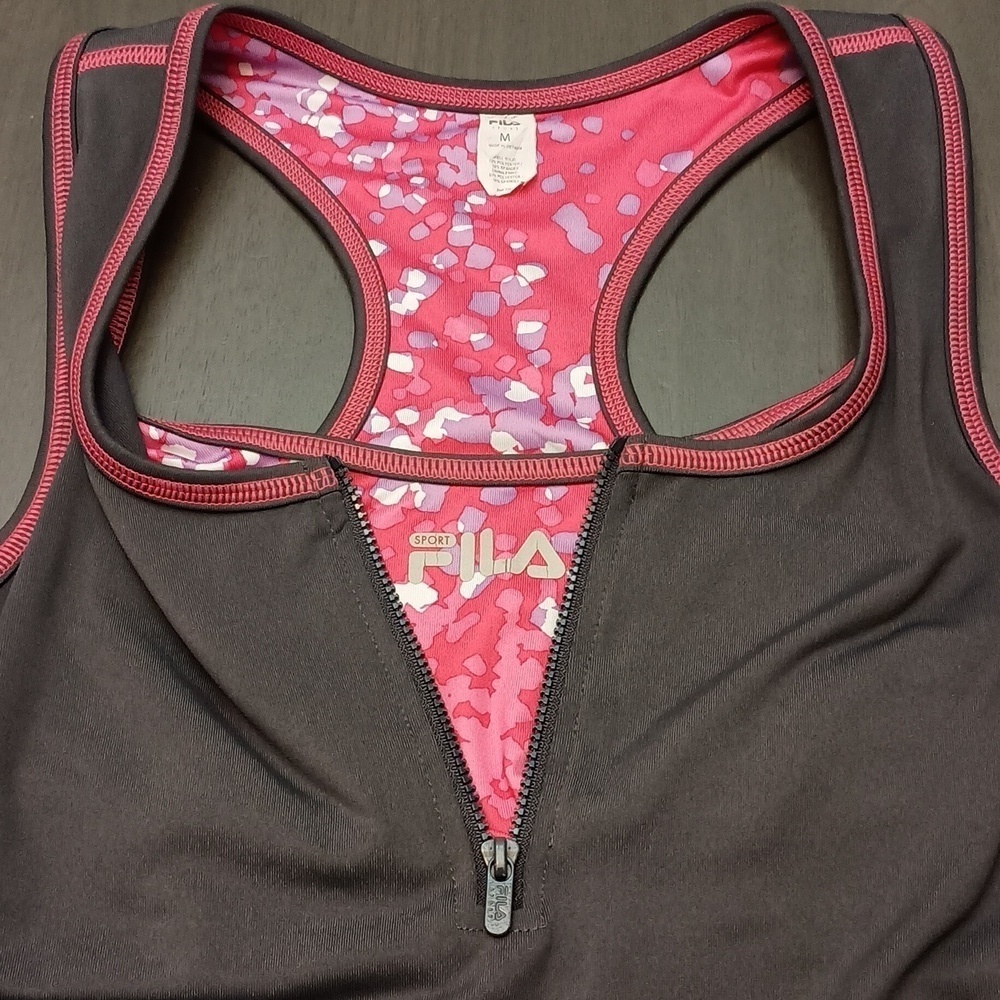 Fila Sport Workout Top with Built in Bra - Picture 2 of 5